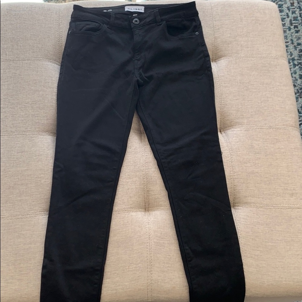 DL1961 Premium skinny black denim, Margaux style